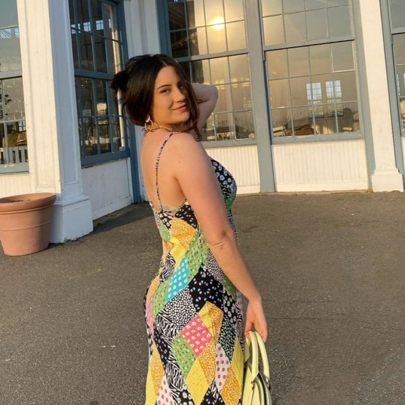 *Last Day* Rixo x Target Patchwork Slip Dress - Picture 2 of 10